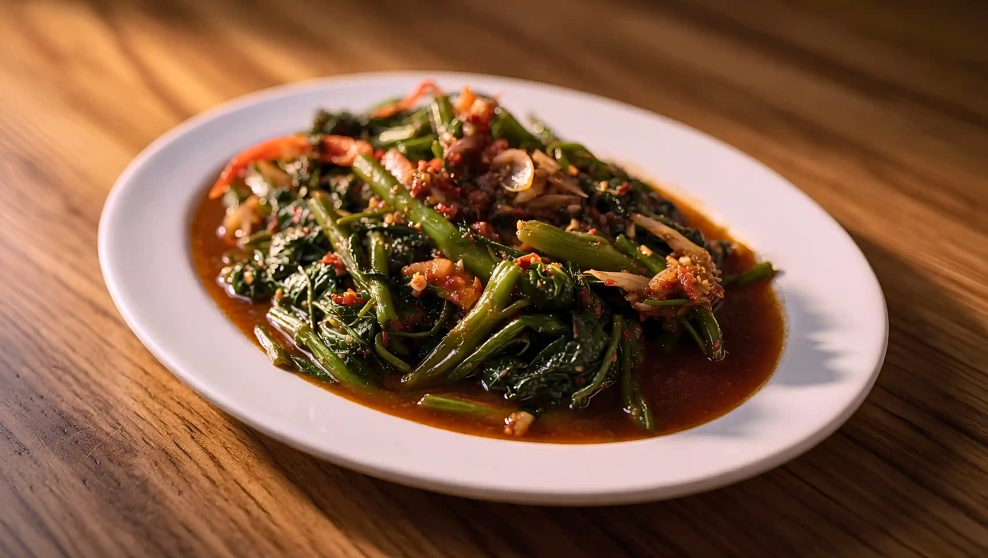 Kangkung Ebi Balacan Warung Papatong.