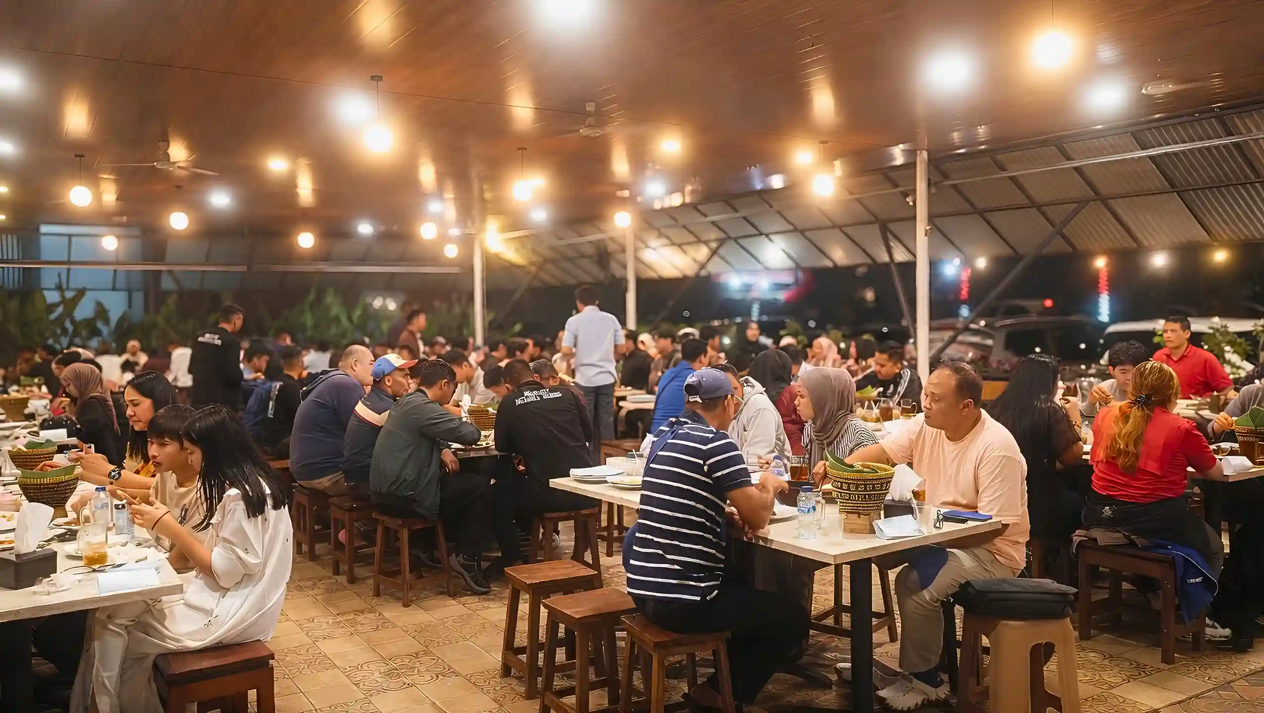 Foto pengunjung di Area Makan Utama